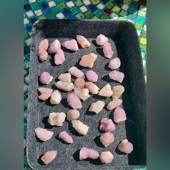 LOT! Spirit CrystalsyPineapple Quartz Crystals Purple Amethyst Quartz Crystals - Picture 4 of 16